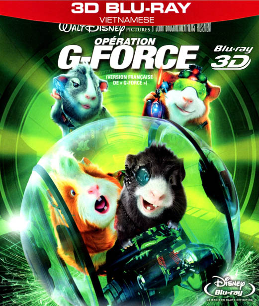 F077. G-Force - BIỆT ĐỘI CHUỘT LANG 2D 50G (DTS-HD 5.1)  